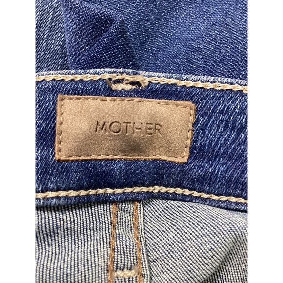 Mother 'The Hustler' High-Rise Flared Organic Denim Jeans Size 28 - Picture 4 of 4